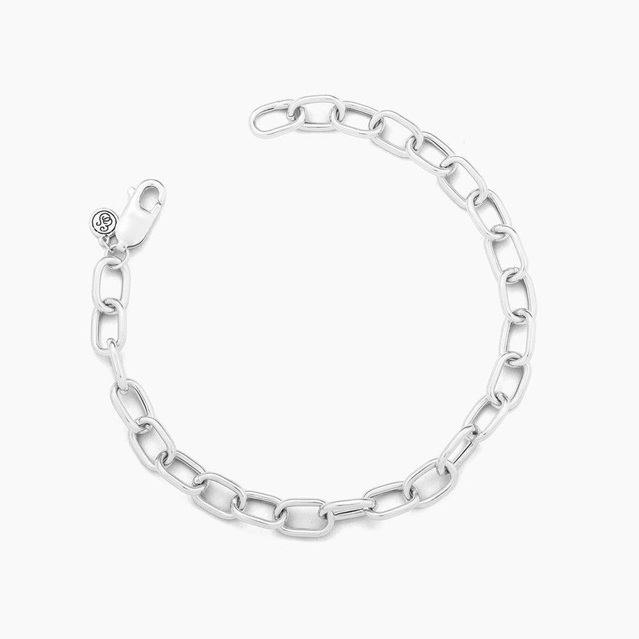 sterling silver chain link bracelet
