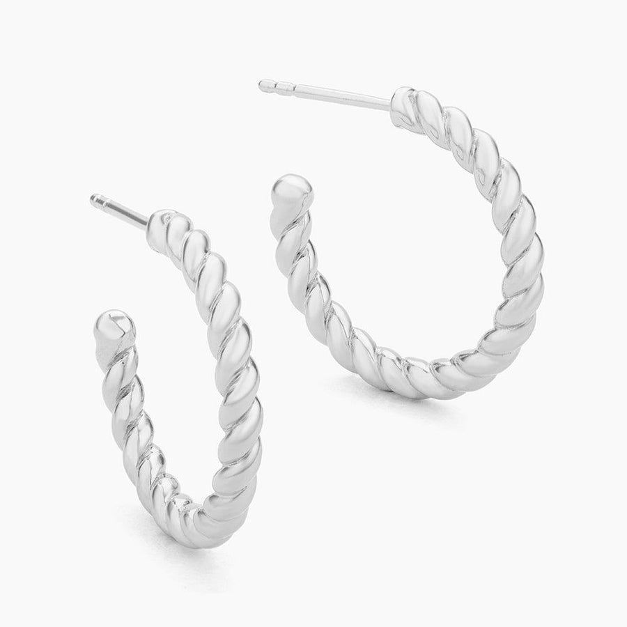 rope hoop earrings