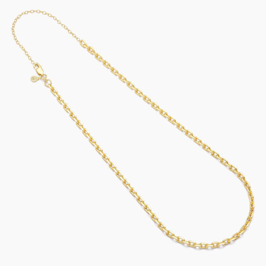 gold paperclip chain necklace