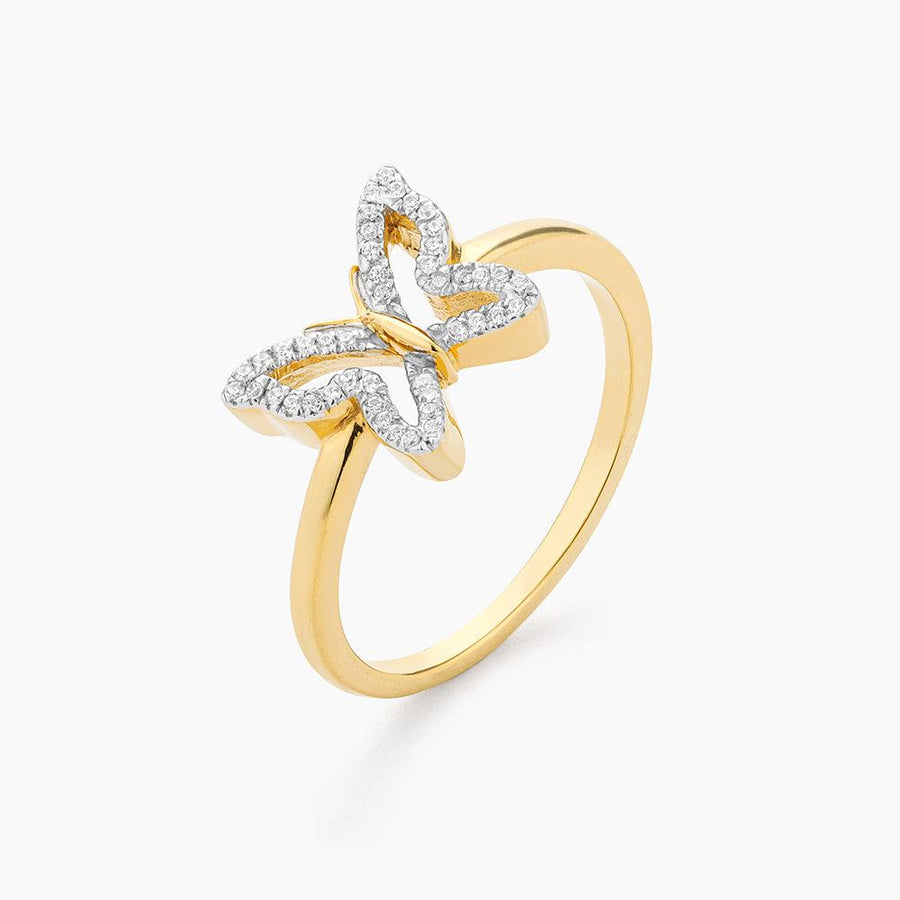 diamond butterfly ring