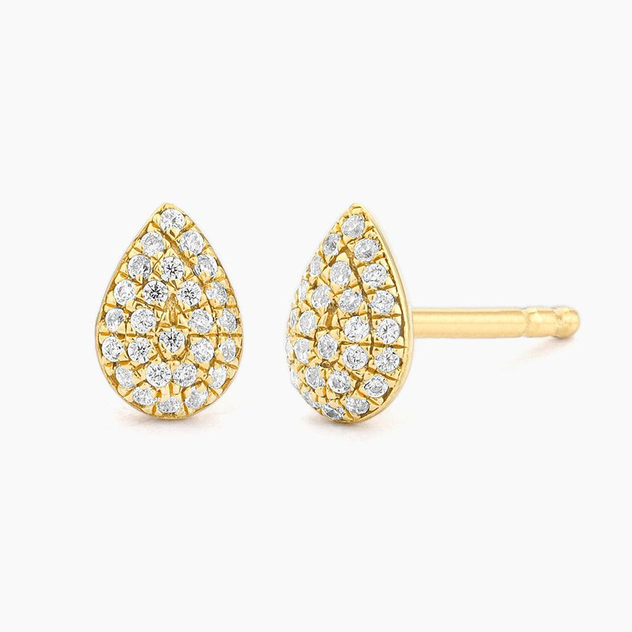 diamond stud drop earrings