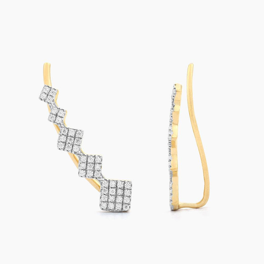 Buy Flair and Square Ear Climber Earrings Online - 2