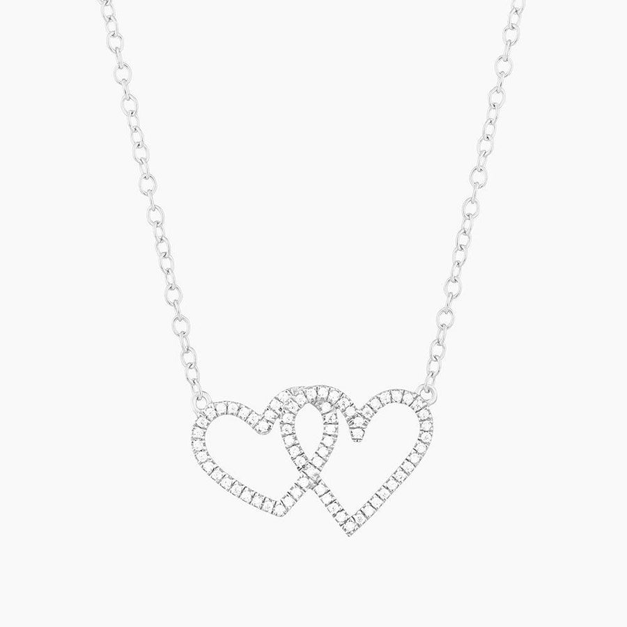 Buy Two Hearts Diamond Necklace Online - 7