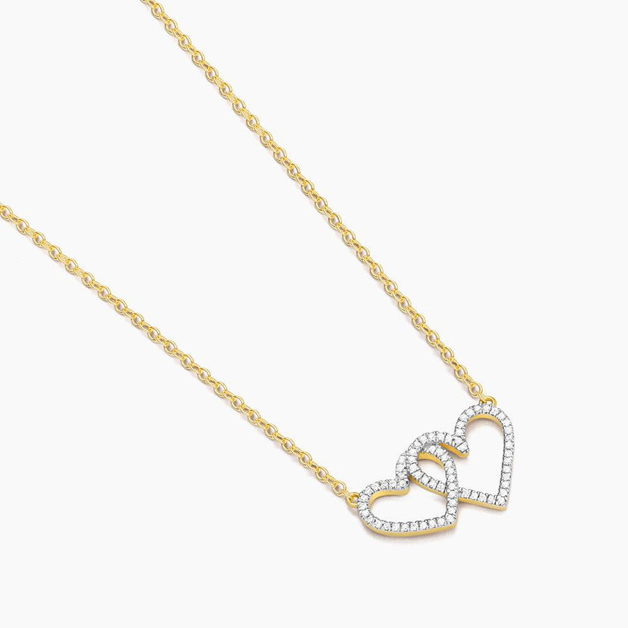 Buy Two Hearts Diamond Necklace Online - 3