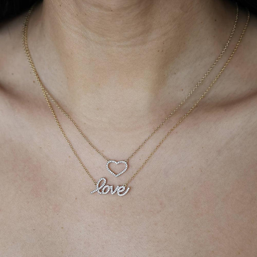 Buy Love Pendant Necklace Online - 2