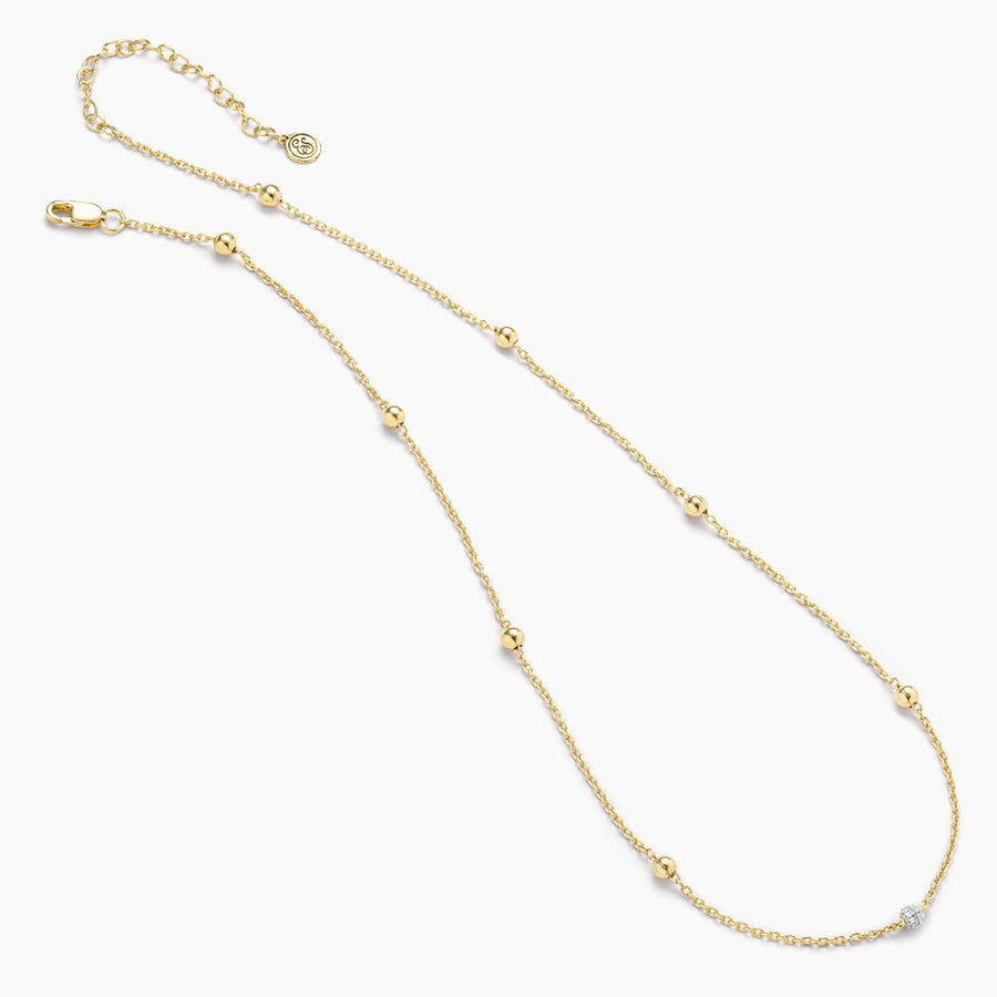 Buy Center Sparkle Diamond Chain Necklace 