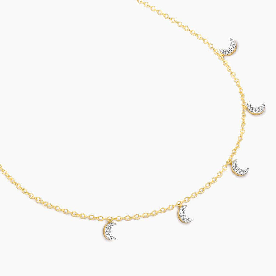 crescent Moon Chain Necklace