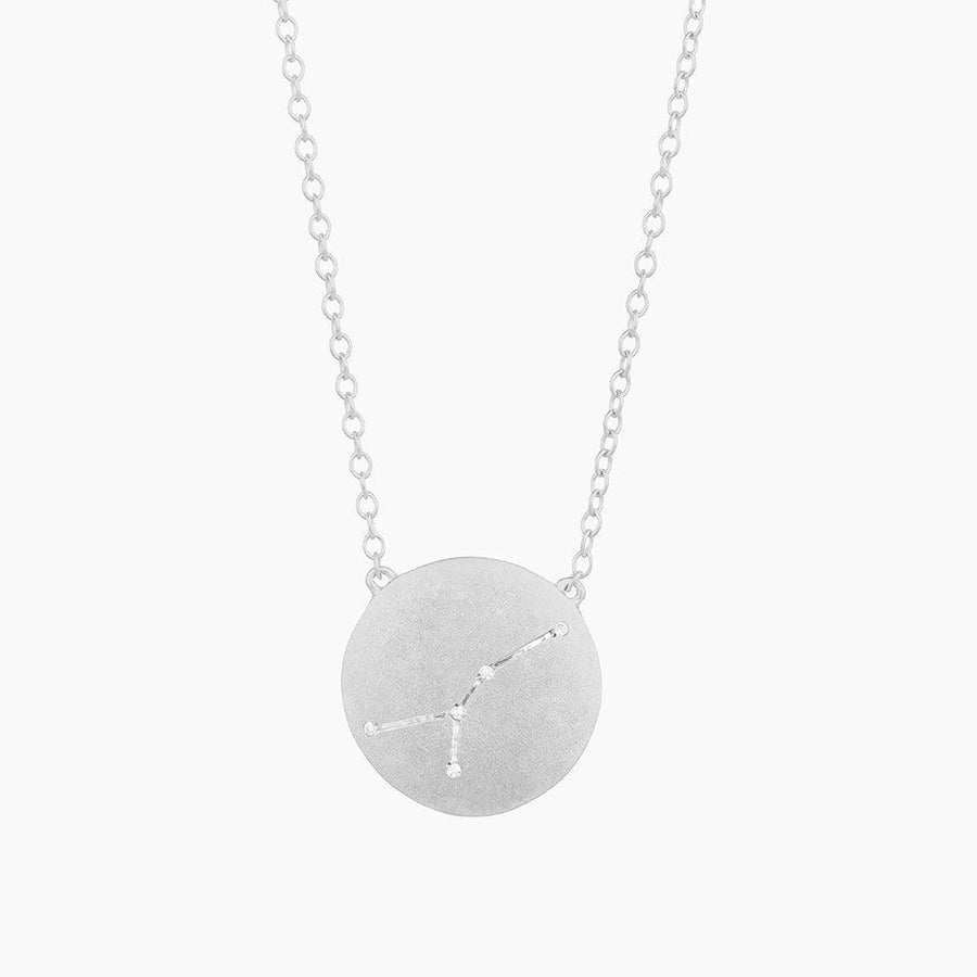 Cancer Zodiac Charm Diamond Pendant Necklace 