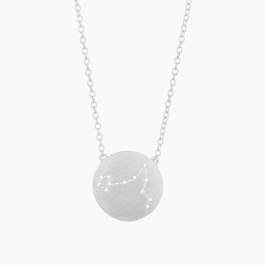 Pisces Zodiac Diamond  Pendant Necklace