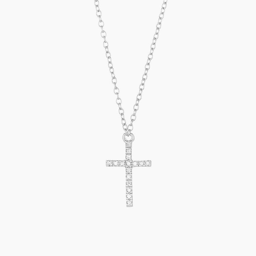 Buy Believe Cross Diamond  Pendant Necklace Online