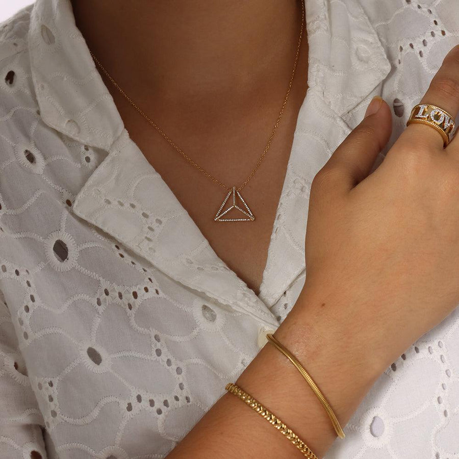 Buy Prismatic Pendant Necklace Online - 1