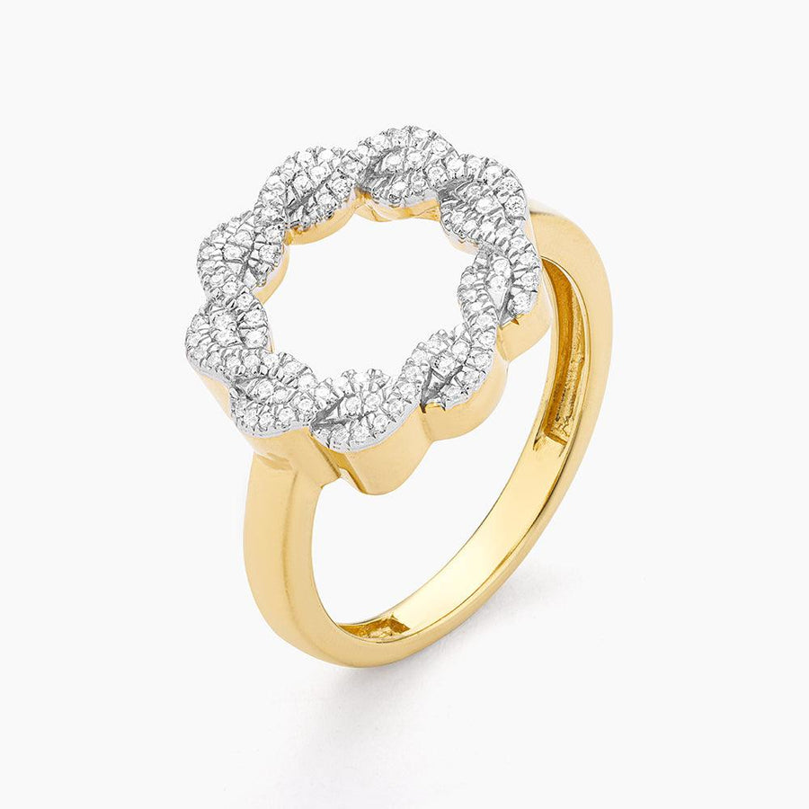 diamond knot ring 