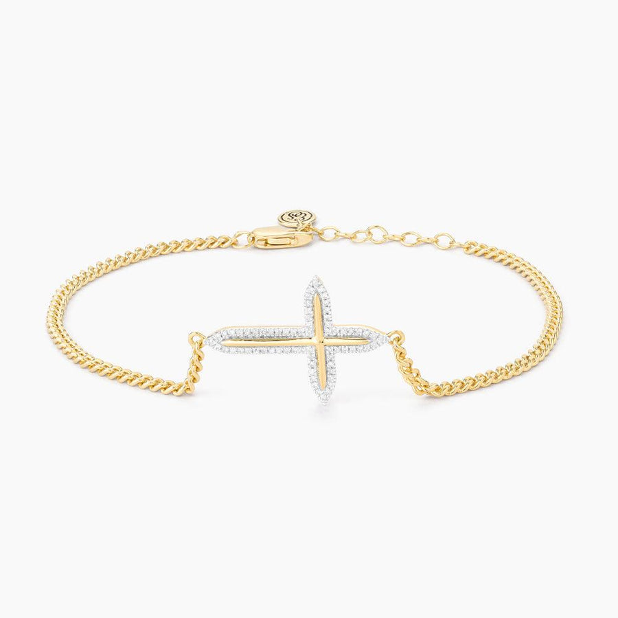 diamond cross bracelet 