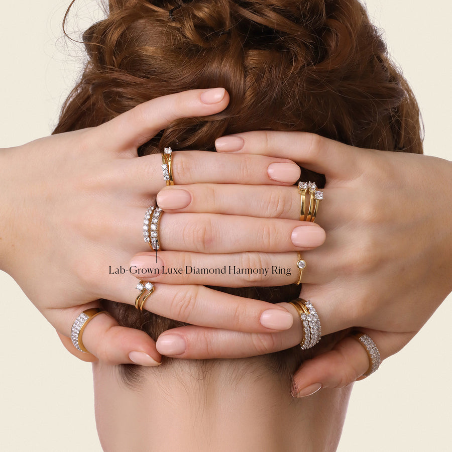 Lab-Grown  Luxe Diamond Harmony Ring