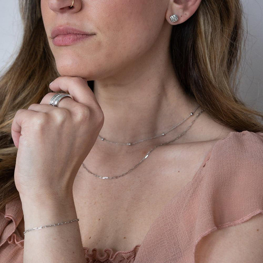 Petite Paperclip Chain Bracelet