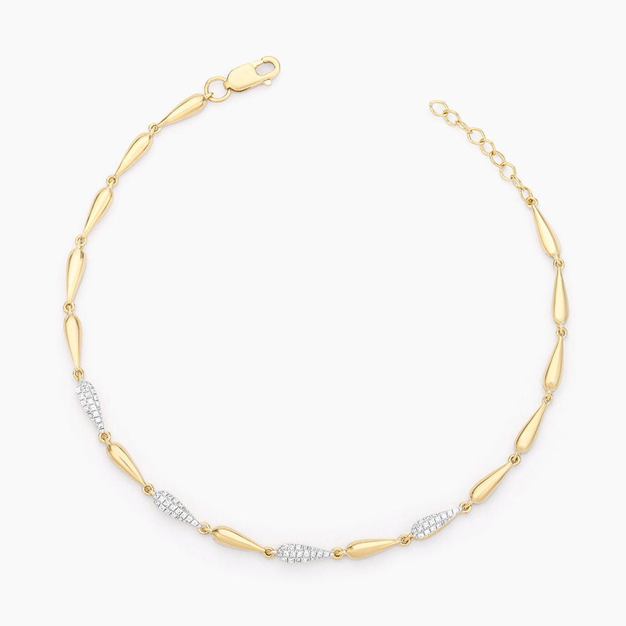 Raindrops Falling Chain Bracelet