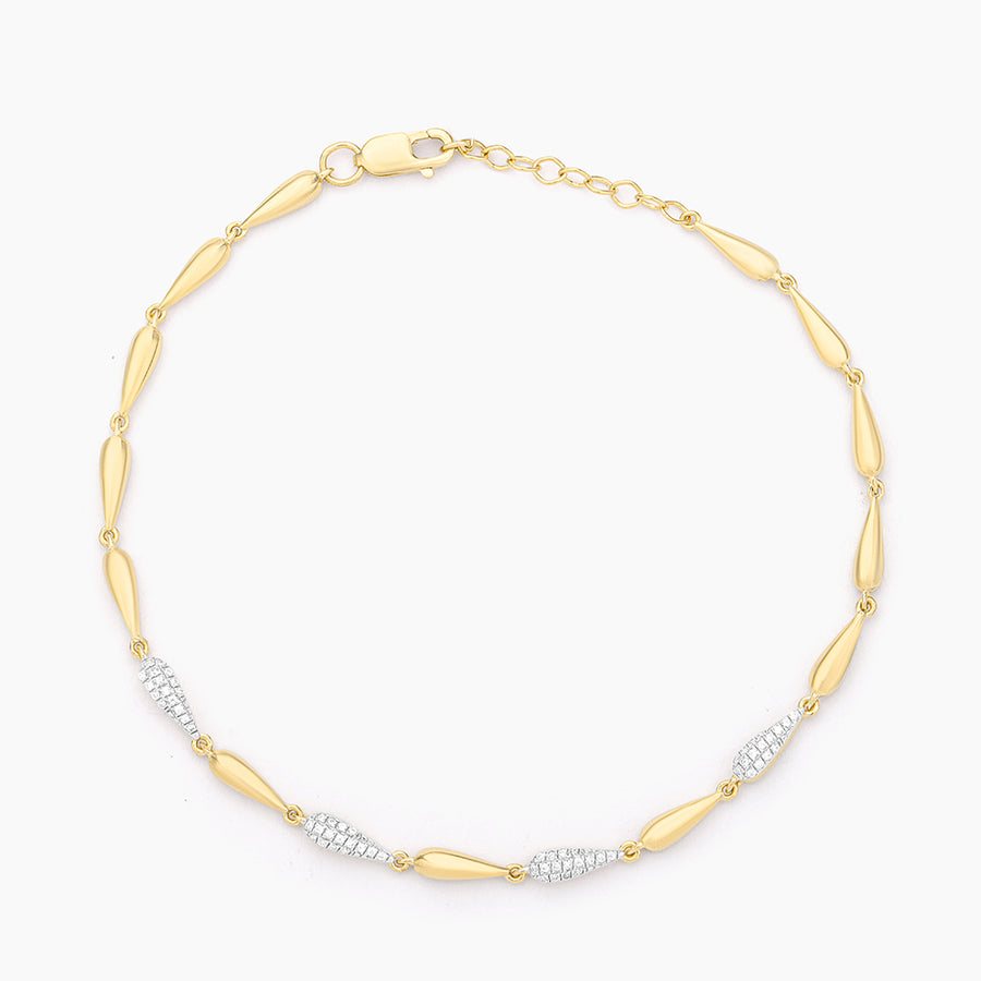 Raindrops Falling Chain Bracelet