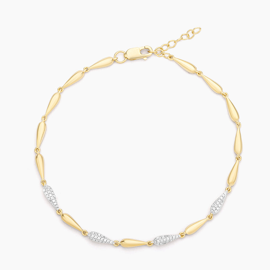 Raindrops Falling Chain Bracelet