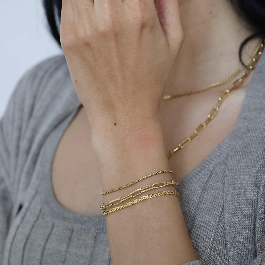Bold Paperclip Chain Bracelet