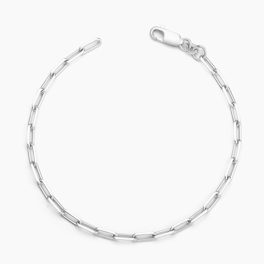 Mini Paper Clip Chain Bracelet