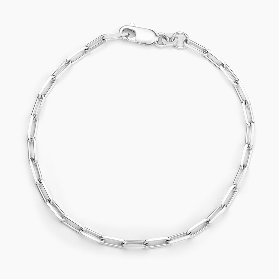 Mini Paper Clip Chain Bracelet