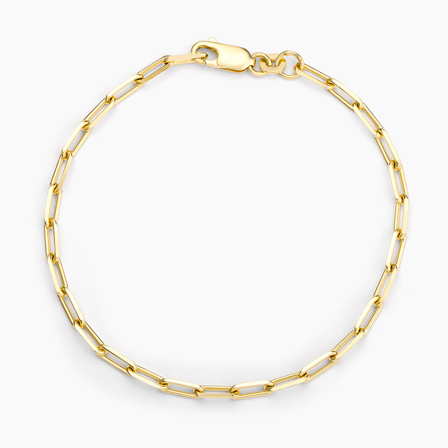 Mini Paper Clip Chain Bracelet