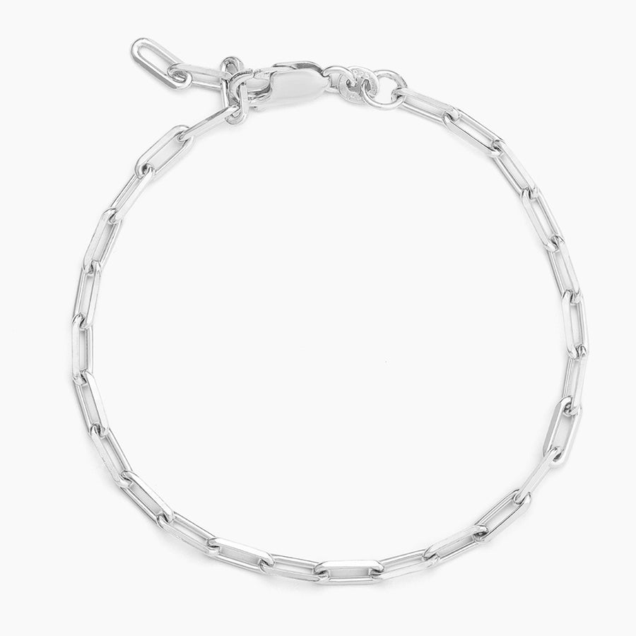 Mini Paper Clip Chain Bracelet