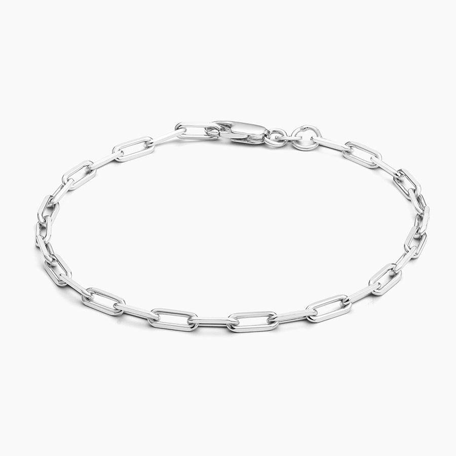 Mini Paper Clip Chain Bracelet