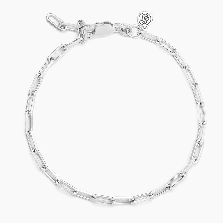 Mini Paper Clip Chain Bracelet - Ella Stein 