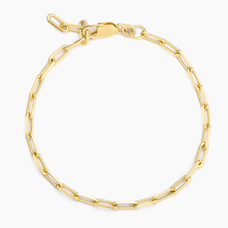 Mini Paper Clip Chain Bracelet