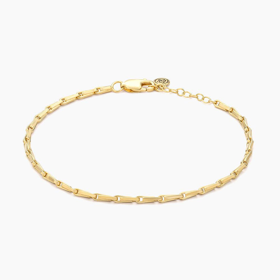 14k gold chain link bracelet