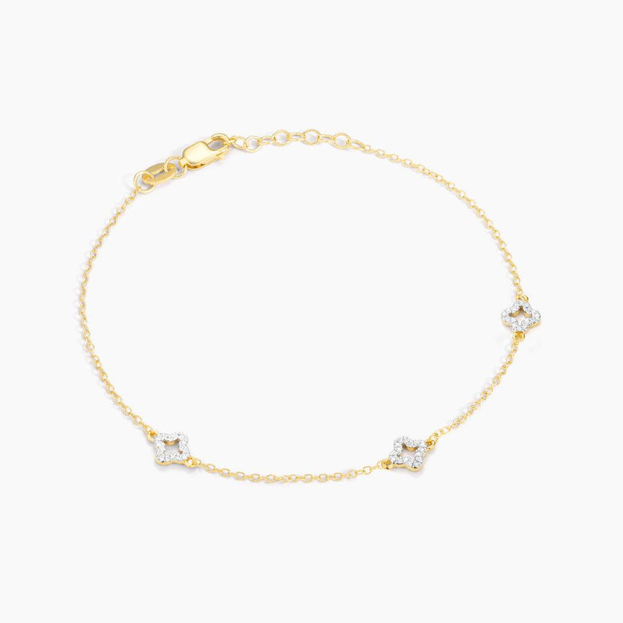 Diamond Station Chain Bracelet