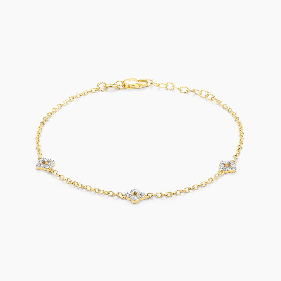 Diamond Station Chain Bracelet