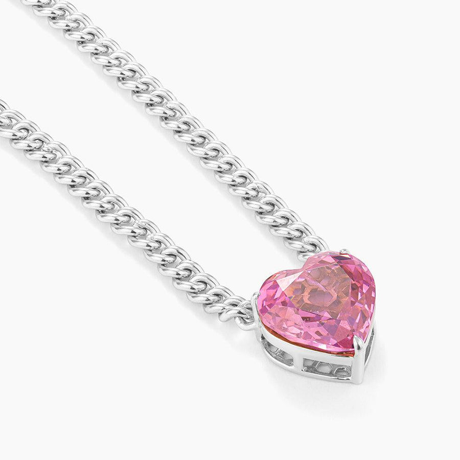 Love Link Cuban Pendant Necklace