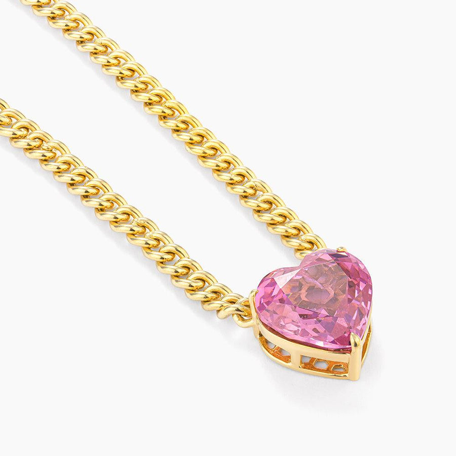 Love Link Cuban Pendant Necklace