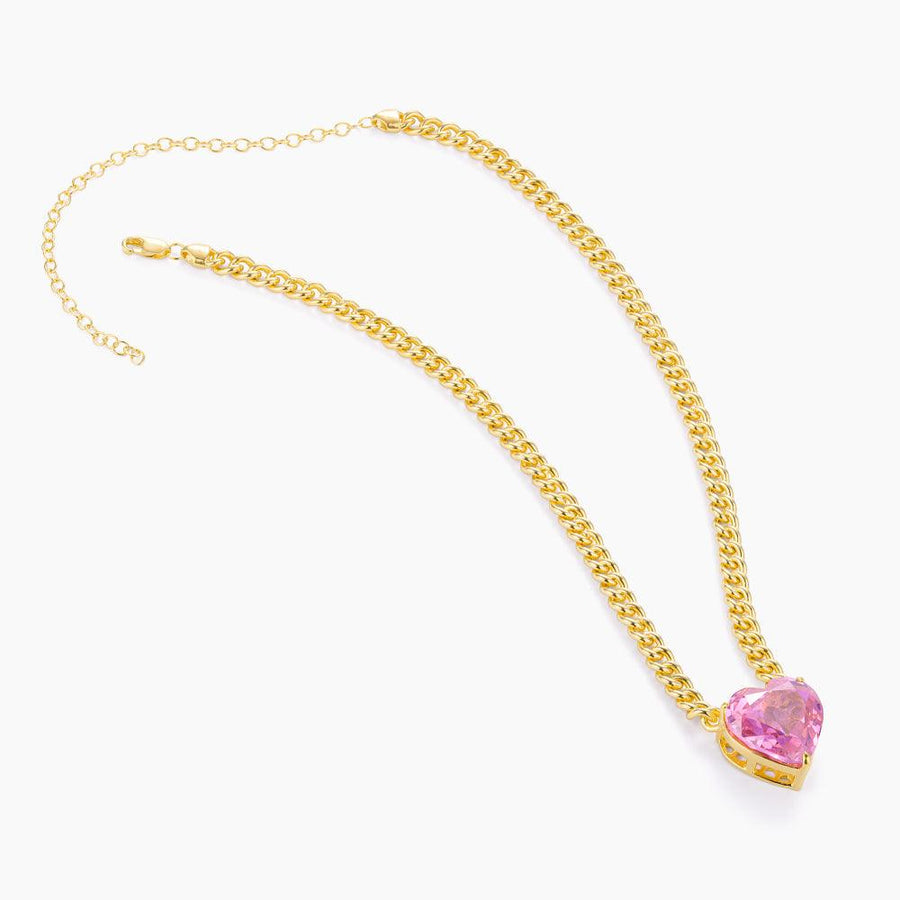 Love Link Cuban Pendant Necklace