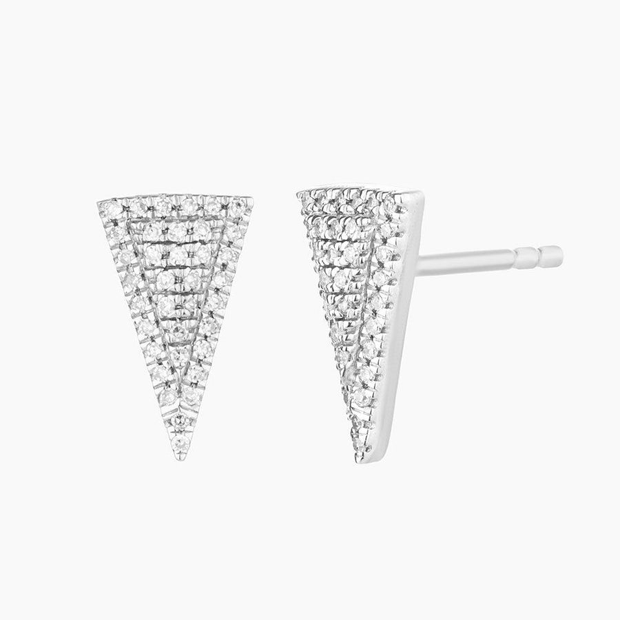 Take the Plunge Diamond Stud Earrings