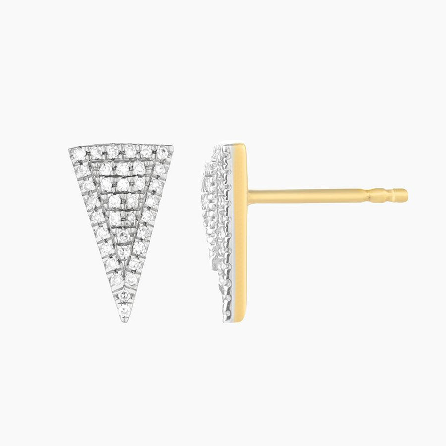 Take the Plunge Diamond Stud Earrings