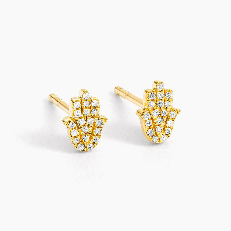 Hamsa Stud Earrings - Ella Stein 