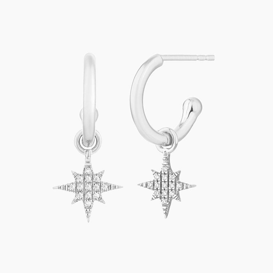 star earrings hoops