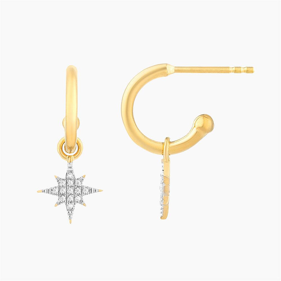 Buy The Way Star Hoop Earrings Online - 4