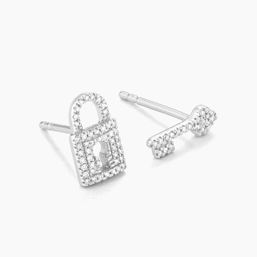 Lock Diamond Earring