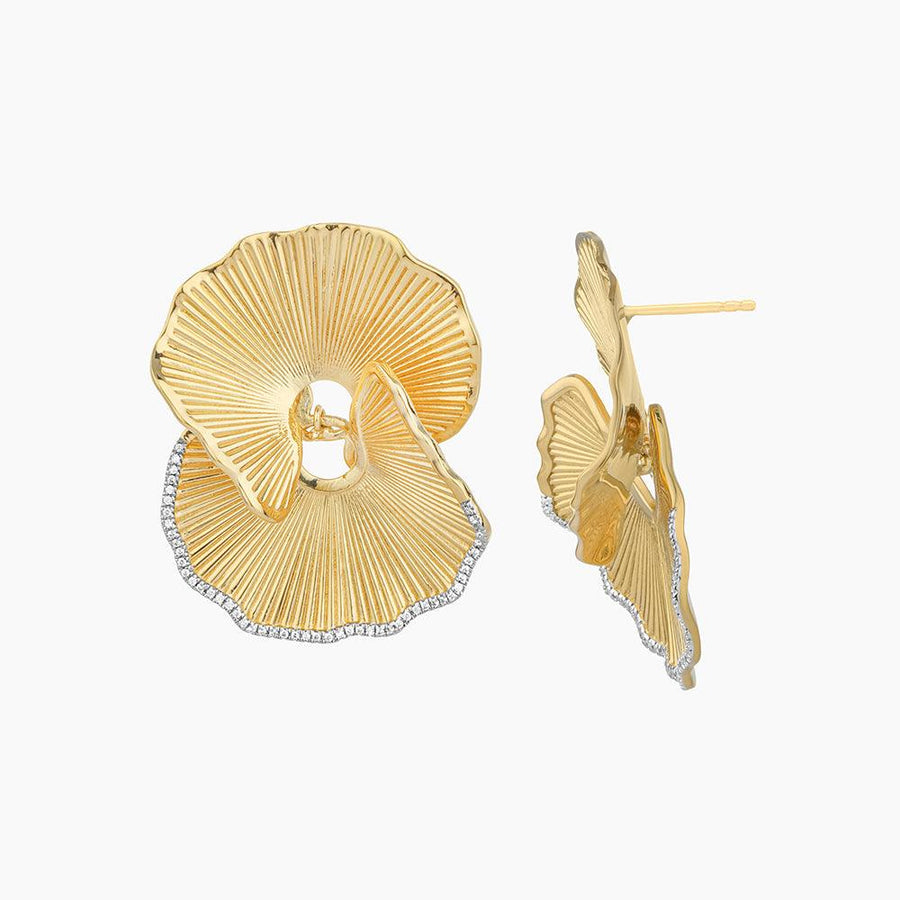 "Extra Truffle, Please" Hoop Earrings