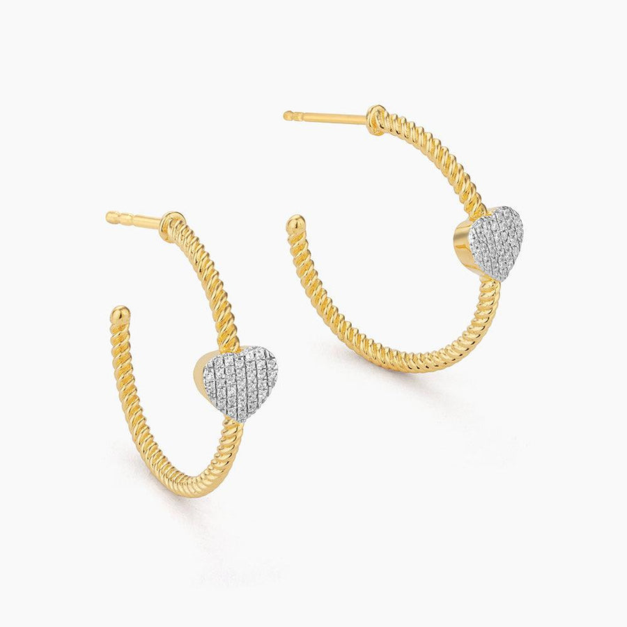 Heart Hoop Earrings