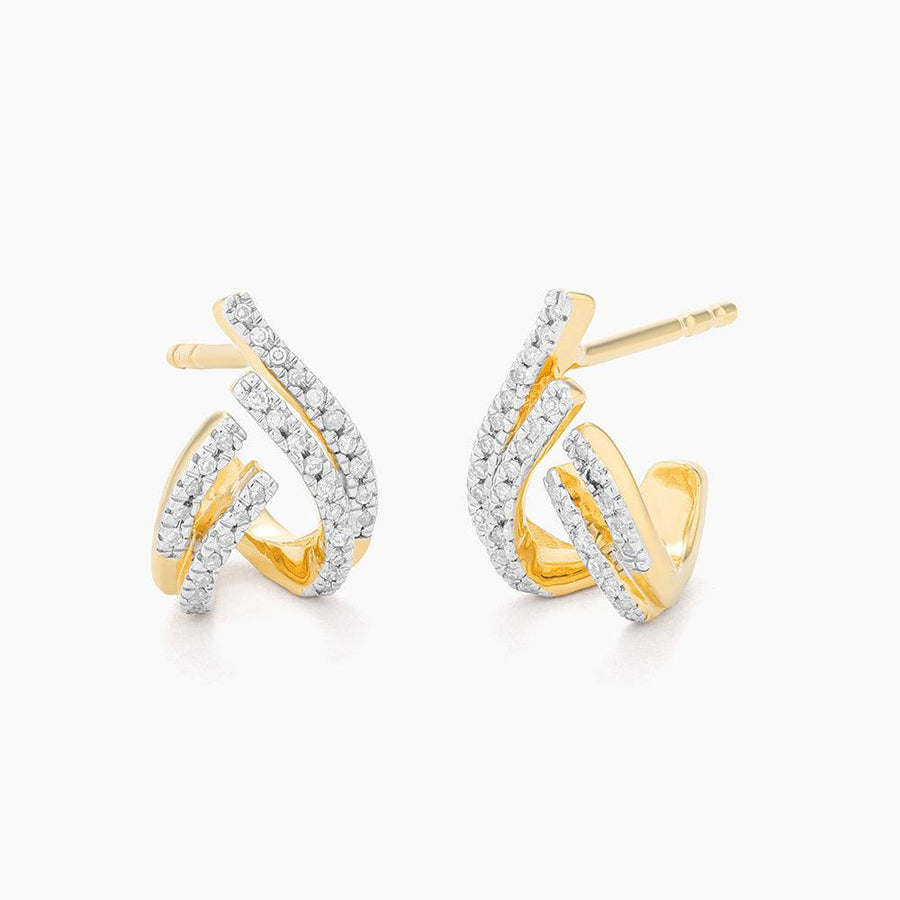 Around The Bend Huggies Earrings - Ella Stein 