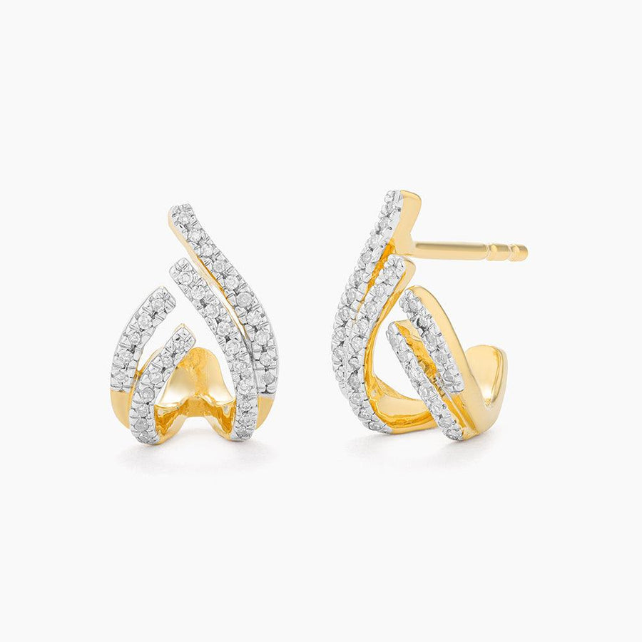 Around The Bend Huggies Earrings - Ella Stein 