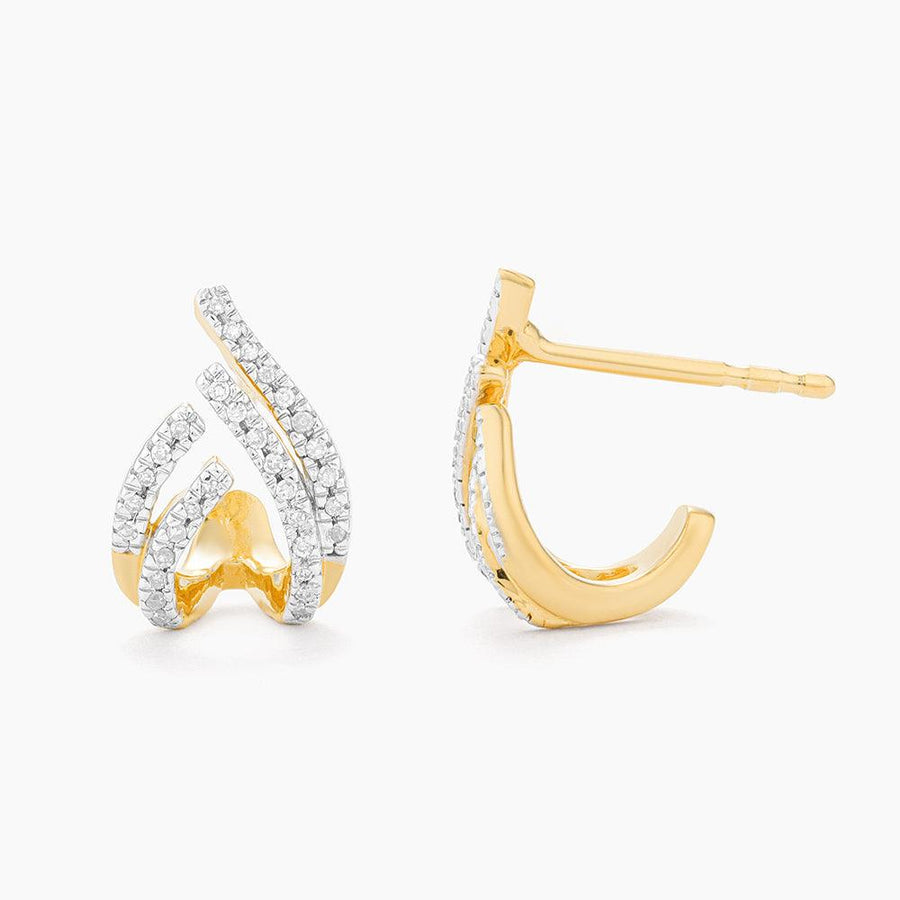 Around The Bend Huggies Earrings - Ella Stein 