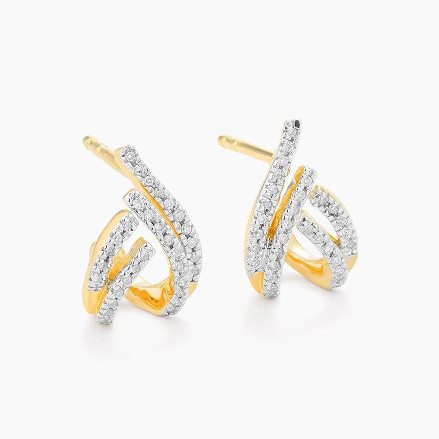 Around The Bend Huggies Earrings - Ella Stein 