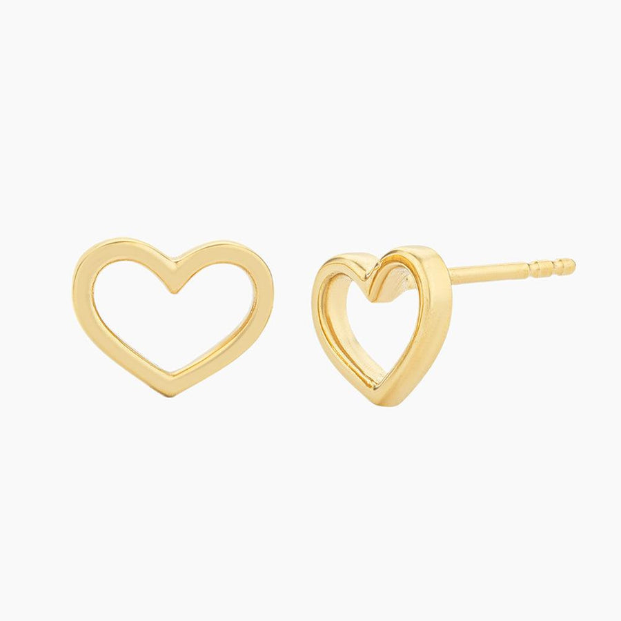 Whole Heart Stud Earrings