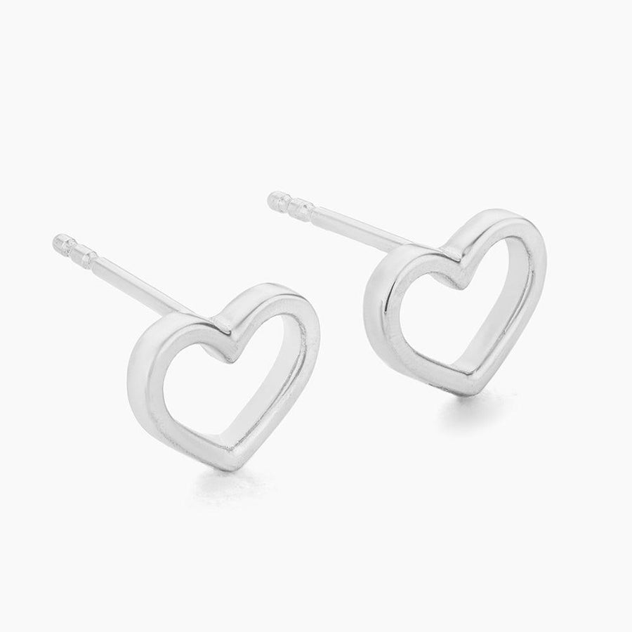 Whole Heart Stud Earrings